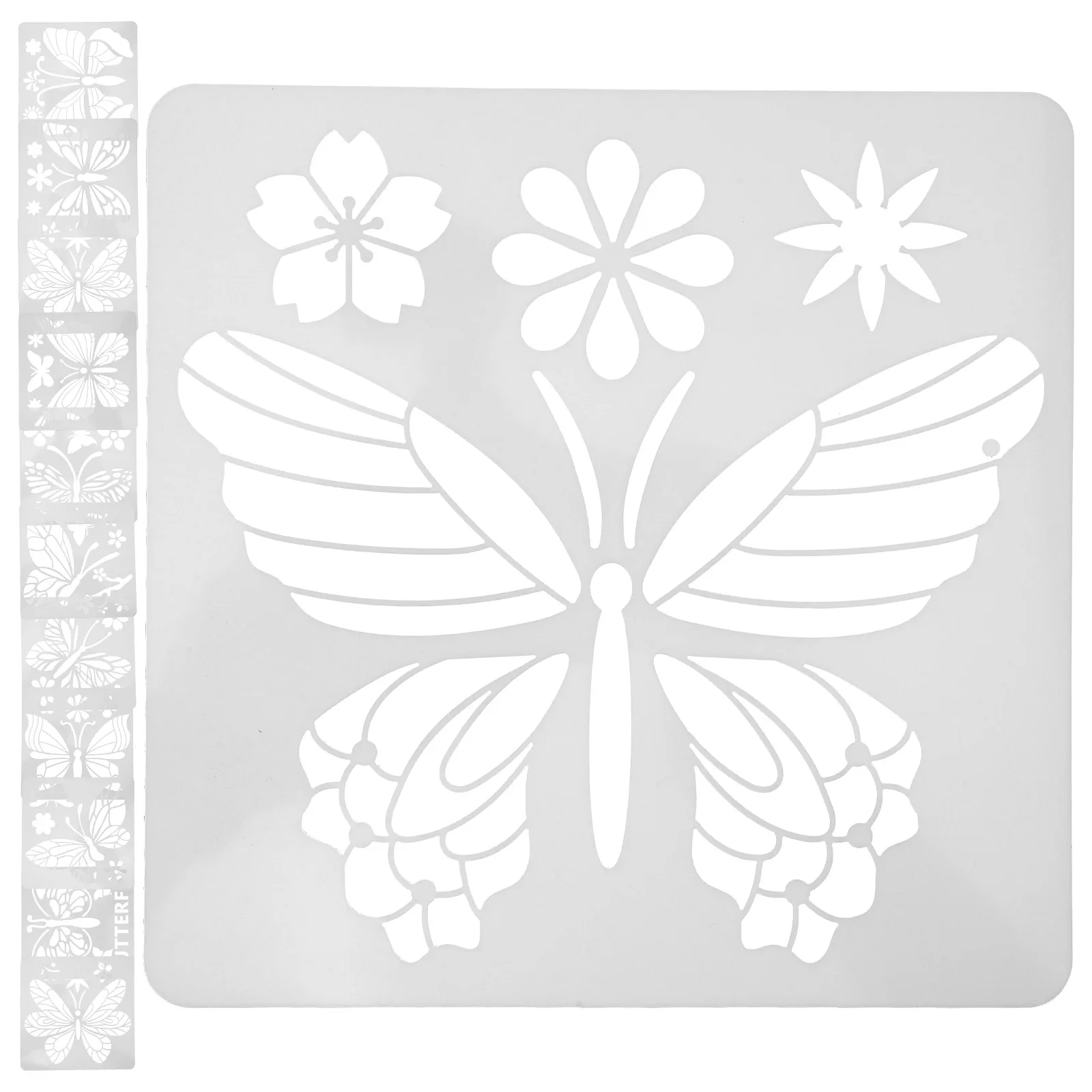 

24pcs Painting Template Stencil Butterflies Drawing Templates Craft Hollow DIY Projects Safe Eco Friendly
