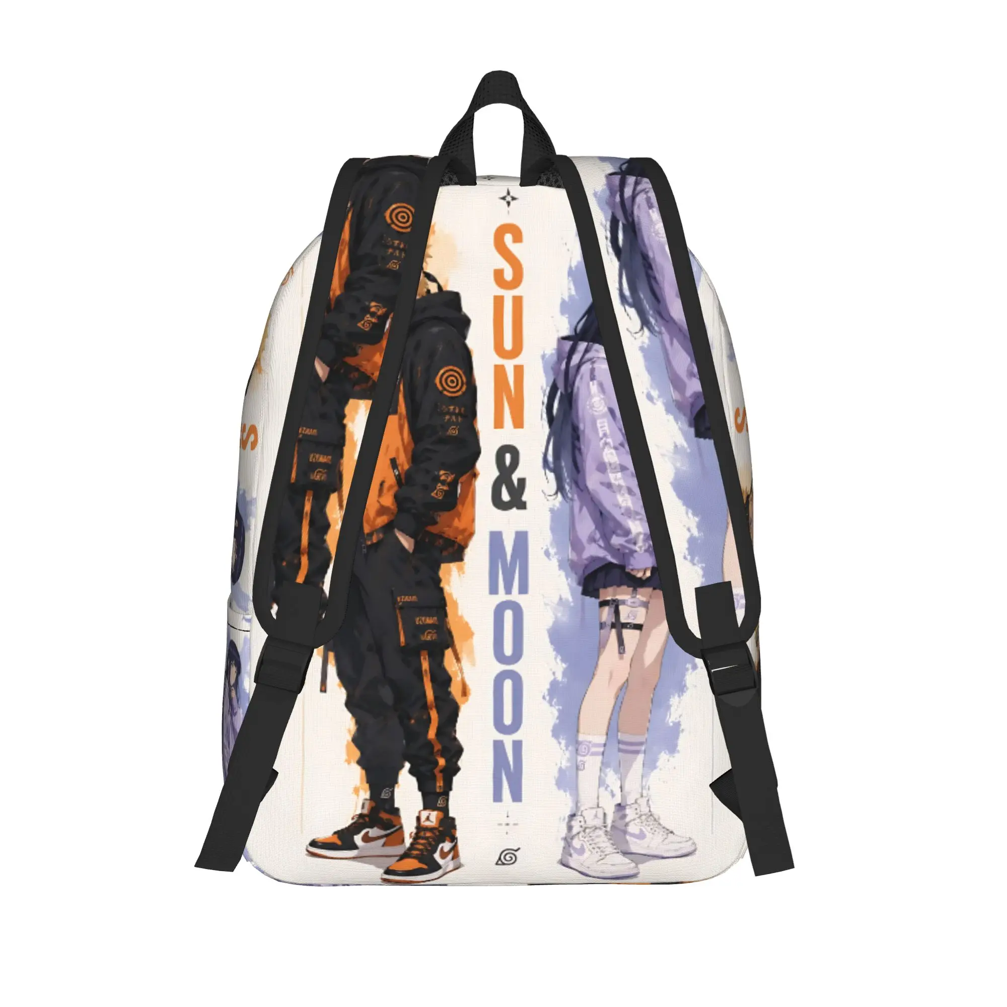 Fashion Naruto Anime Theme Backpack  Mochilas Casual For Work Office Sturdy Shoulder Rucksack
