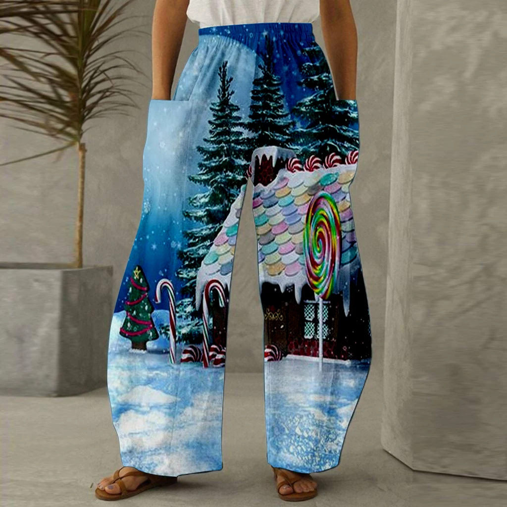 Personalized Cartoon New High Waisted Wide Leg Sports Pants Wholesale On Amazon Aliexpress Independent WebsiteWC5