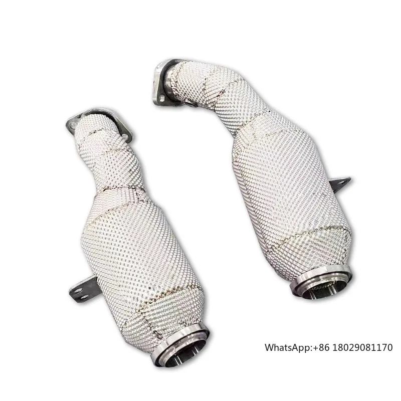 

Catted Exhaust Downpipe for Benz C43 AMG 2016-2022 Stainless Steel Downpipe Exhaust System