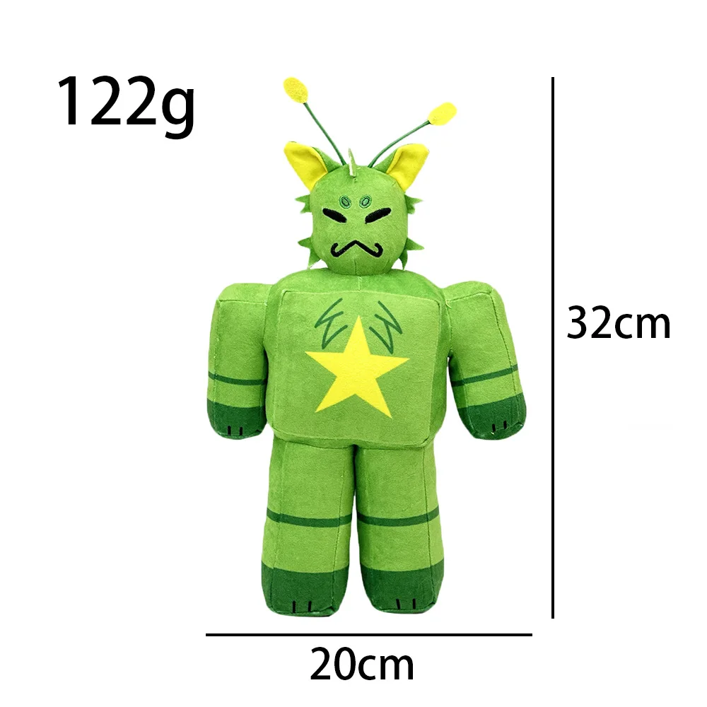 New Game Peripherals Regretevator Gnarpy Green Cat Plush Toy White Cat Robot Doll Children's Birthday Gift