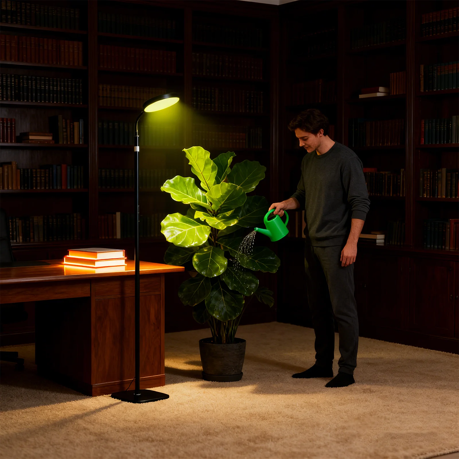 

Grow Lights for Indoor Plants with Auto On/Off Timer, Full Spectrum Plant Growing Lamp, 10-Level Dimmable & Adjustable Height