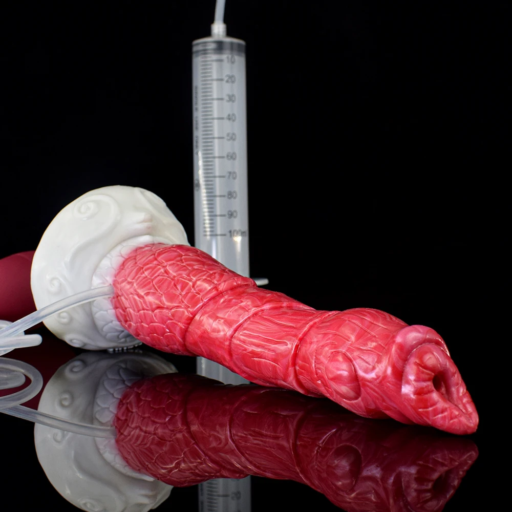 NNSX 8 Inch Beast Dildo with Strong Suction Cup Multi Layers Bloody Flesh Color G-spot Orgasm Long Penis Adult Sex Toy For Woman