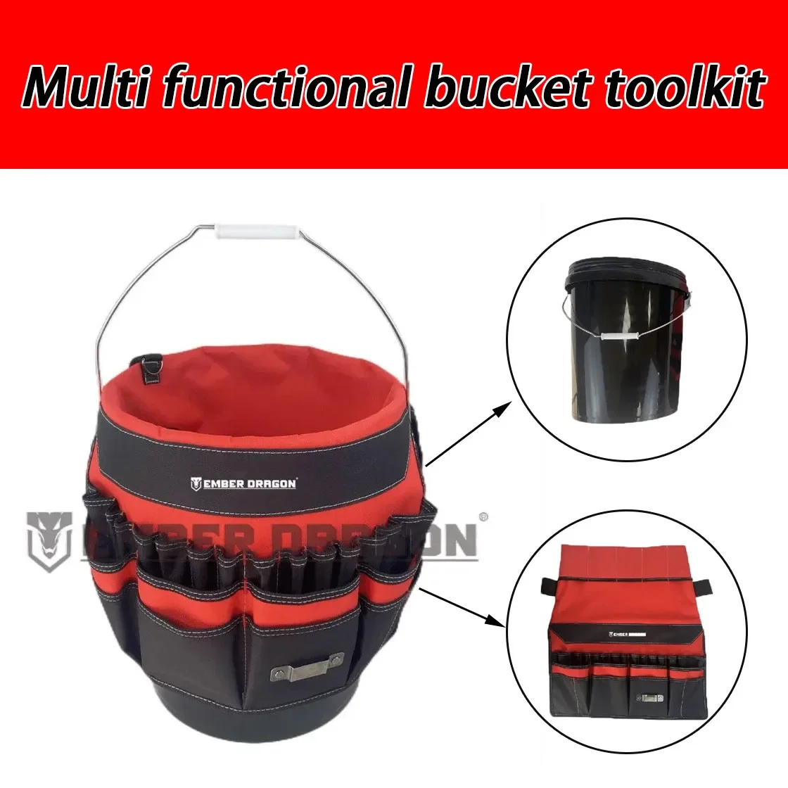 Professional Complete Tools Kit Waterproof Bag Multifunctional Box for Storing Tool Outdoors Portable Electrician Work Accessory