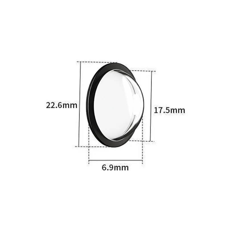 Universal Car Camera Lens Protector 2PCS Rear View Backup Camera Cover 360° Camera Protection Anti Scratch Waterproof