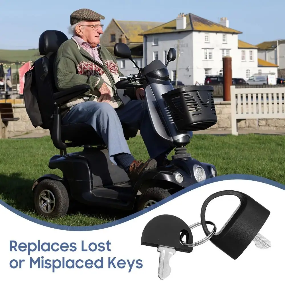 

Black Electric Vehicle Transportation Key Compact Aesthetically Pleasing Mobility Scooter Key Wear-resistant Sturdy Safety Key