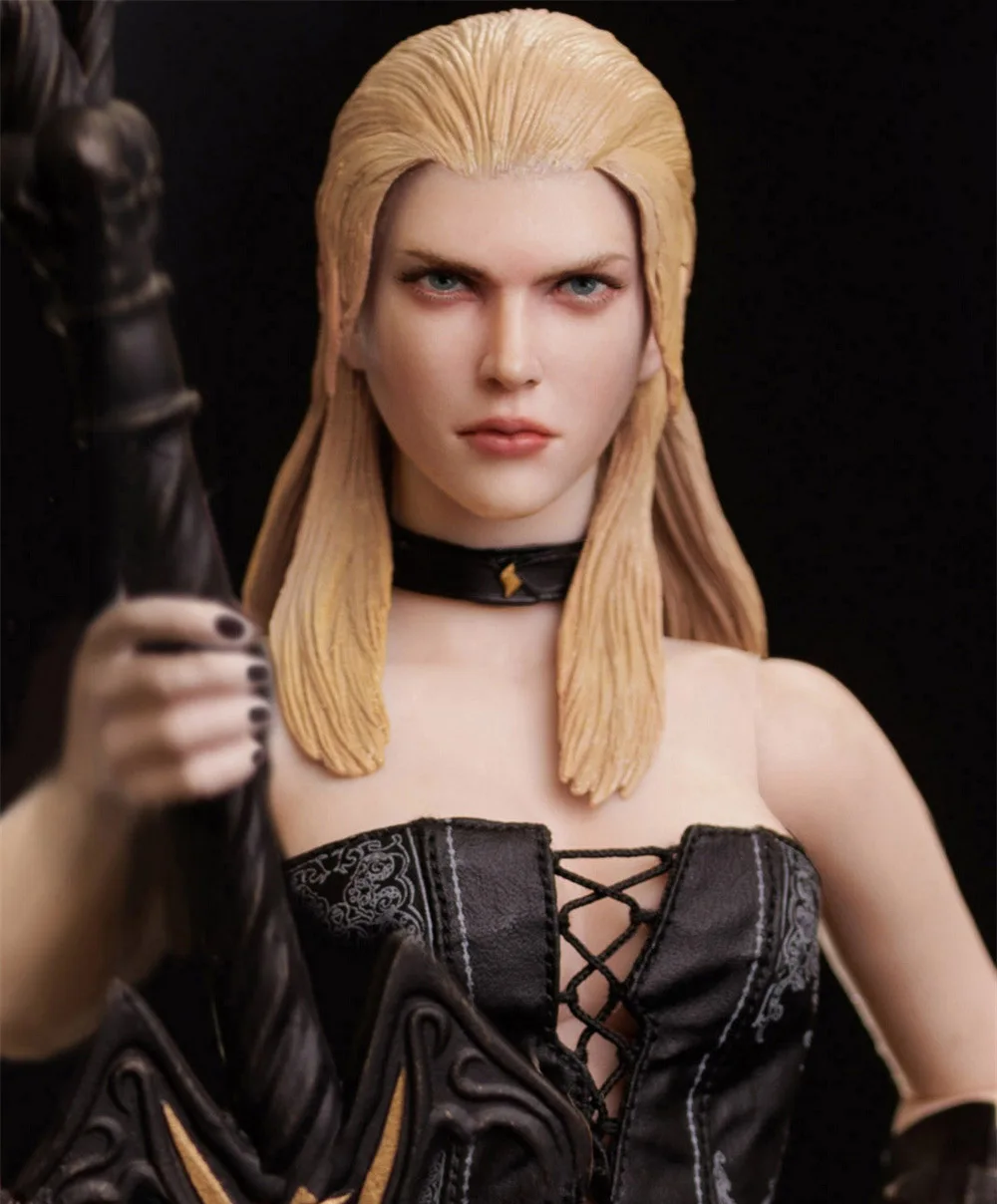 Asmus DMC504 1/6 Scale Female Soldier Trish Gold Hair Bandage Hot Vest Design Full Set Model 12