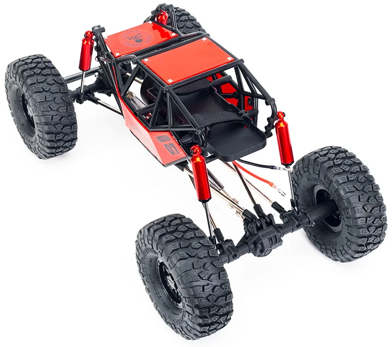 1/10 Scale RC Crawler Pig Cage Tube Chassis Rig Modified Axial SCX10 90046 Complete RTR Simulation Crawler for Off-Road Vehicle