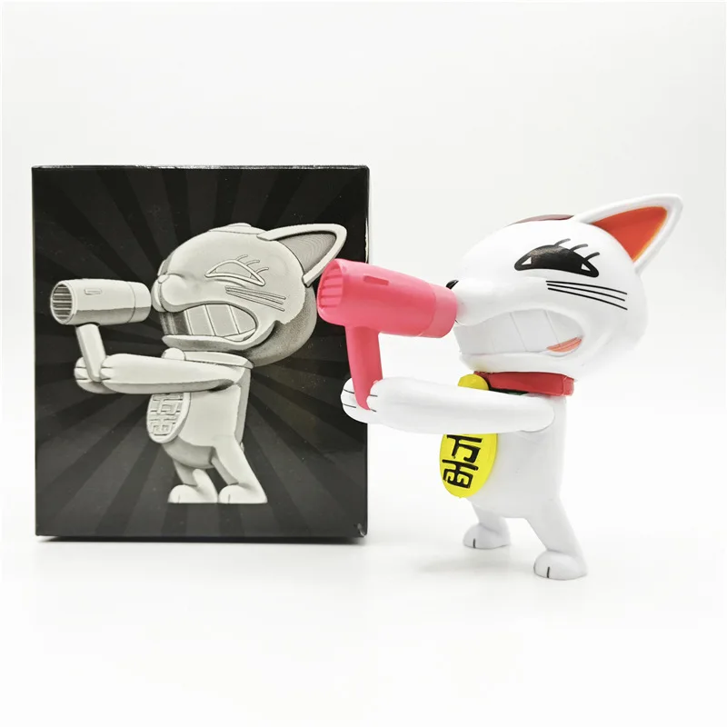 Figura Turbo de abuela, periférico de Anime Dandadán, lindo gato Kawaii, figura de acción de PVC, adorno decorativo de escritorio, manualidades, regalos, Juguetes