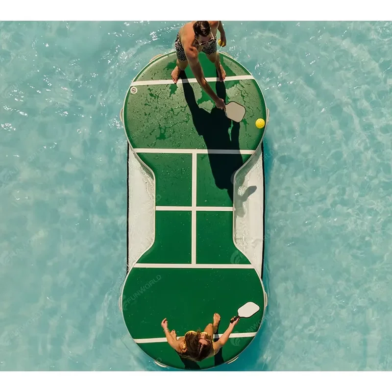 Commercial Inflatable Floating Pickleball Court Water Sports Floating Pickleball Platform for Lake and Pool
