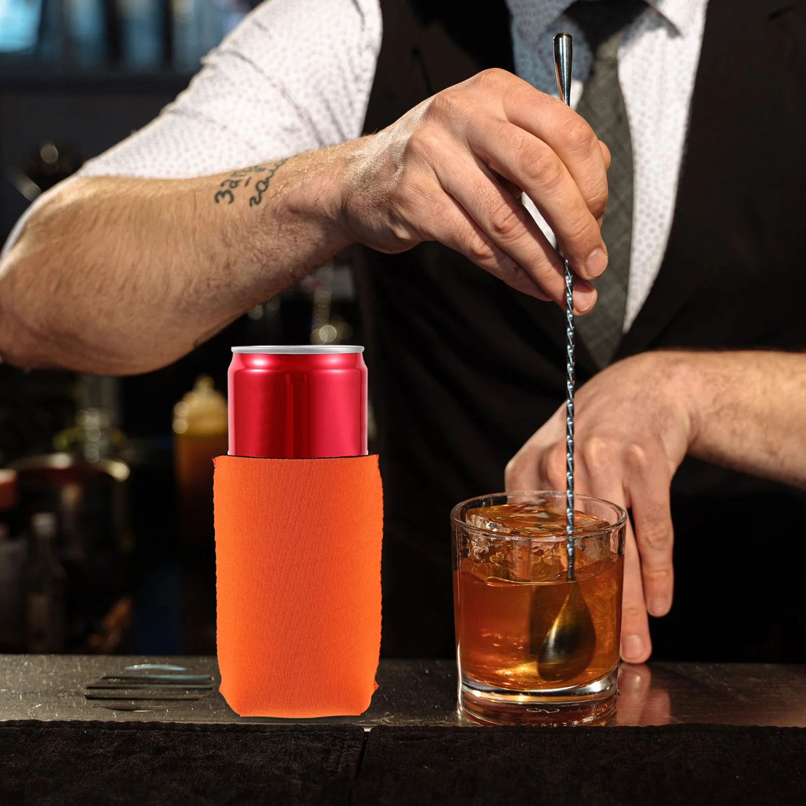 

5pcs Water Sleeve Insulated Cover For Can Cooler Sleeves Wine Beer Soda Drink Holder Can Cooler Sleeve Protection