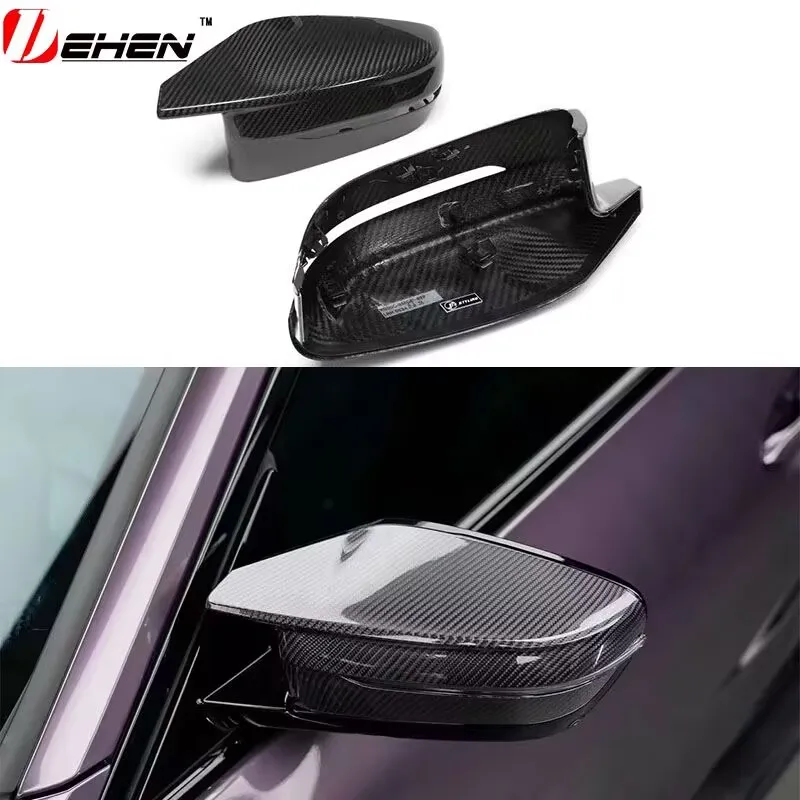 G80 G82 G83 G87 Real Carbon Fiber Replacement Style Rear View Side Mirror Cover For BMW New M2 M3 M4 2020-2023