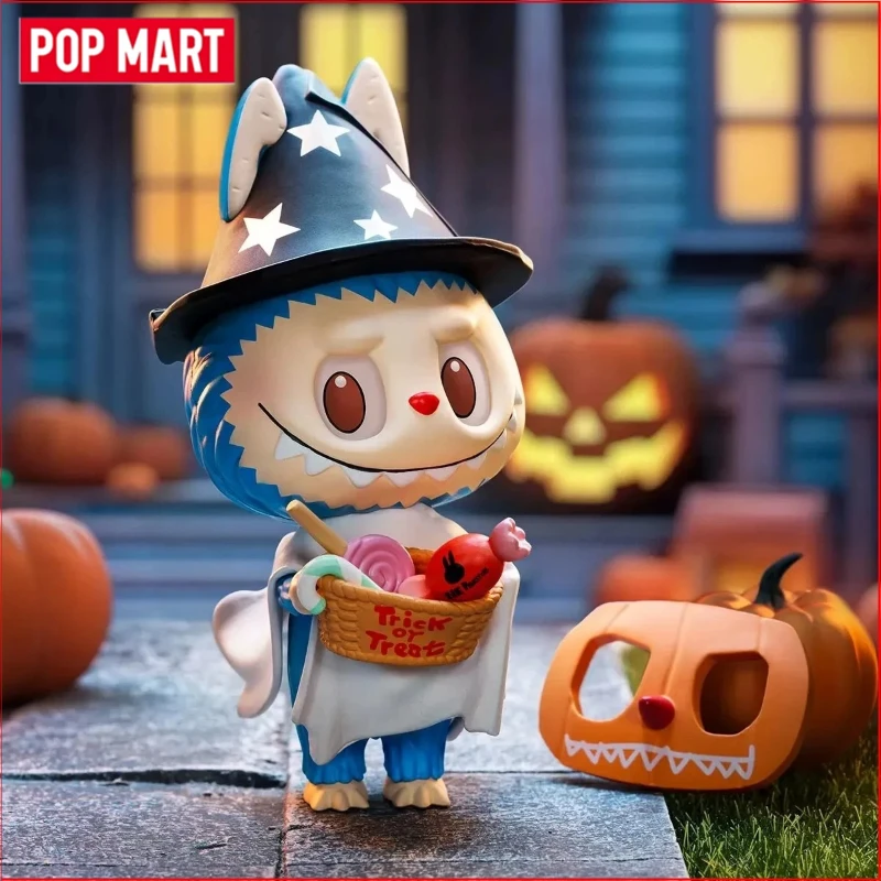 

Genuine POP MART LABUBU TRICK or TREATER Series Trendy Play Doll Home Decor Desktop Model Collect Mystery Box Gift