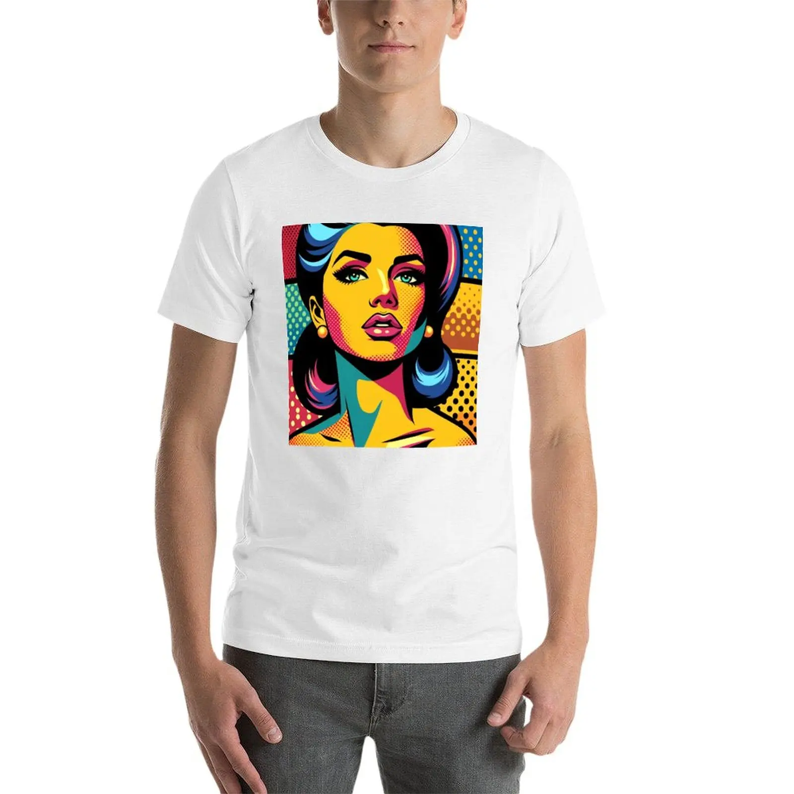 تي شيرت Popping Art vol.2 تي شيرت مضحك تي شيرت فكاهة داكنة تي شيرت للرجال جرافيك عتيق #3