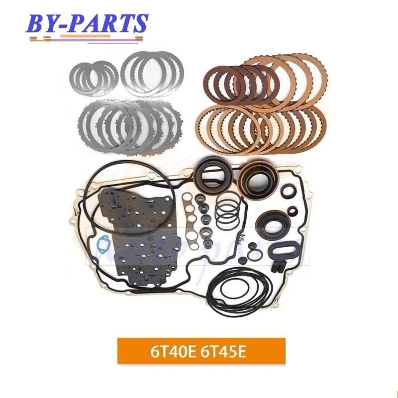 6T40E 6T45E 6T40 Transmission Clutch Mater Repair Kit Friction  Steel plates For Buick Opel Chevolet Saab Gearbox Overhaul kit