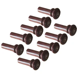 10 Uds violín Jujube clavo de cola de madera violín Endpins 4/4/3/4 Fiddler cola clavo ébano palisandro clavijas accesorios musicales