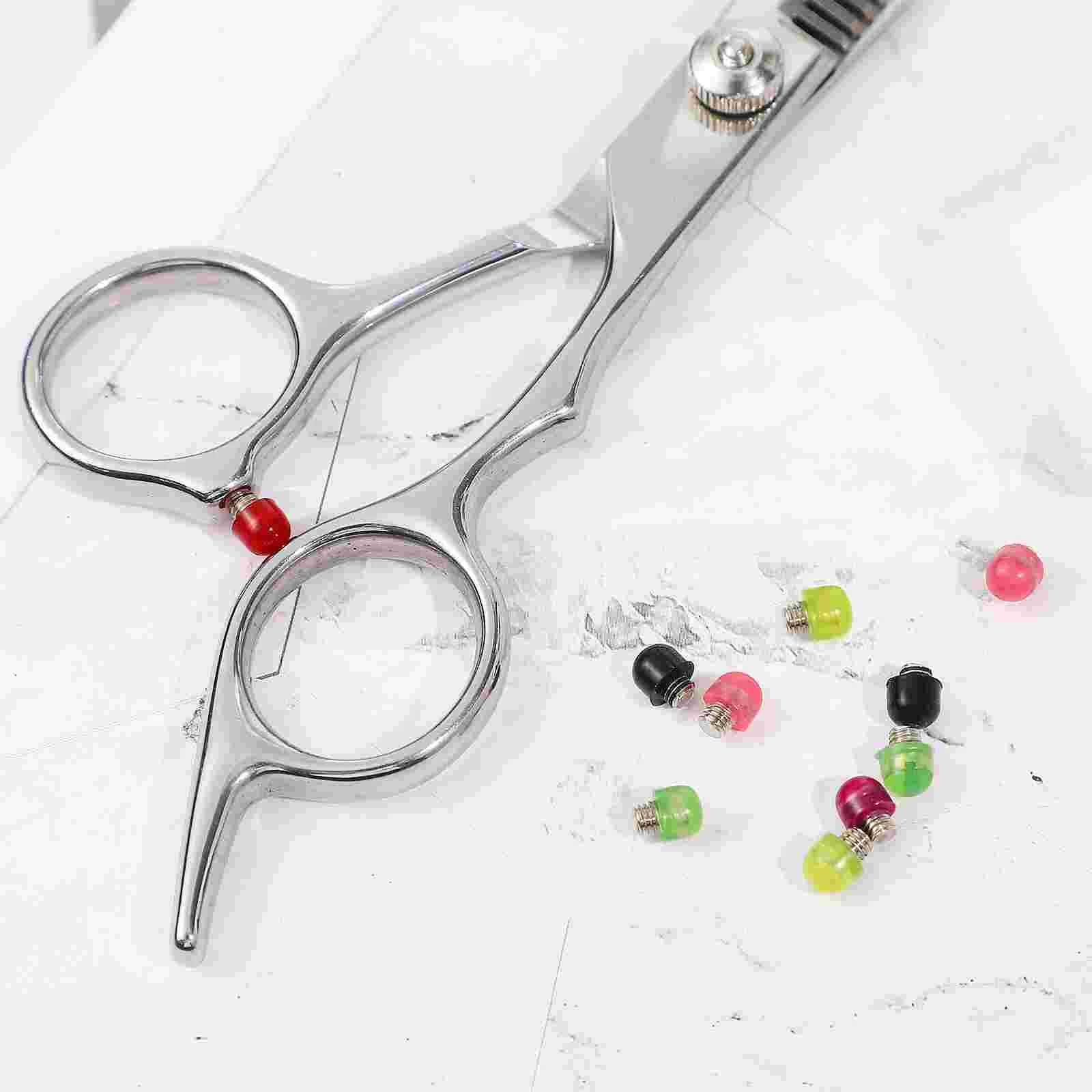 10 Pcs Scissors Muffler Tiny Bumpers Accessories Practical Silencers Replacement for Hair Styling Tools