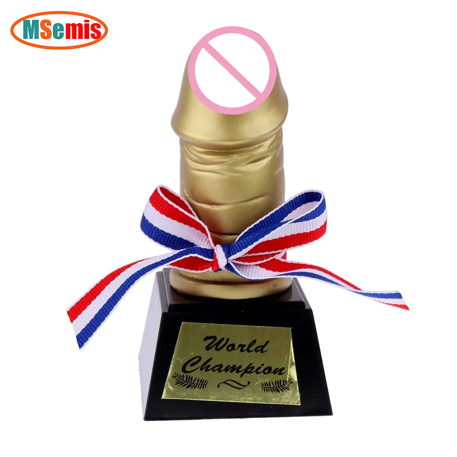 Bachelor Hen Stag Party Favors Novelty Funny Dick Willy Penis Trophy Golden Champion Award Prop Adult Joke Toy Birththday Gifts