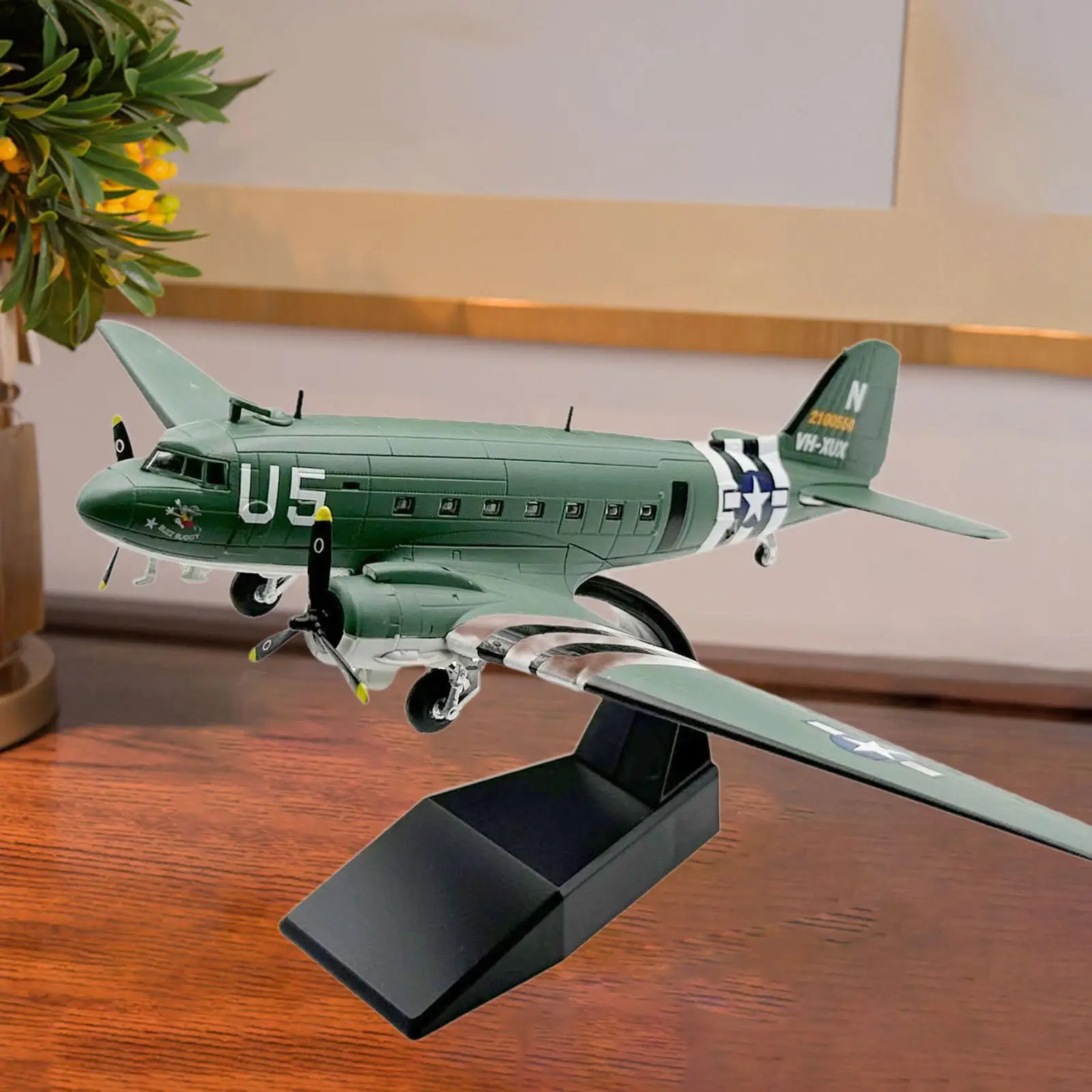 1/100 Scale Fighter Model Airplane Model Collectables Diecast Aircraft Model Plane Model for Office Bar Bedroom Decoration