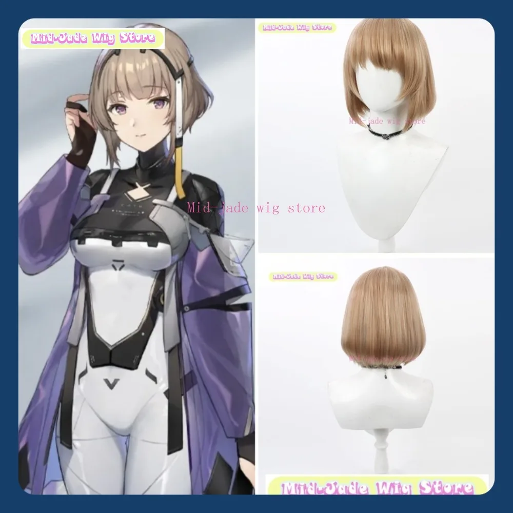 

Mid-jade Wig Store Snowbreak: Marian Andreotti Cosplay Wig Anime Game Role-playing Halloween Party Synthetic Wig