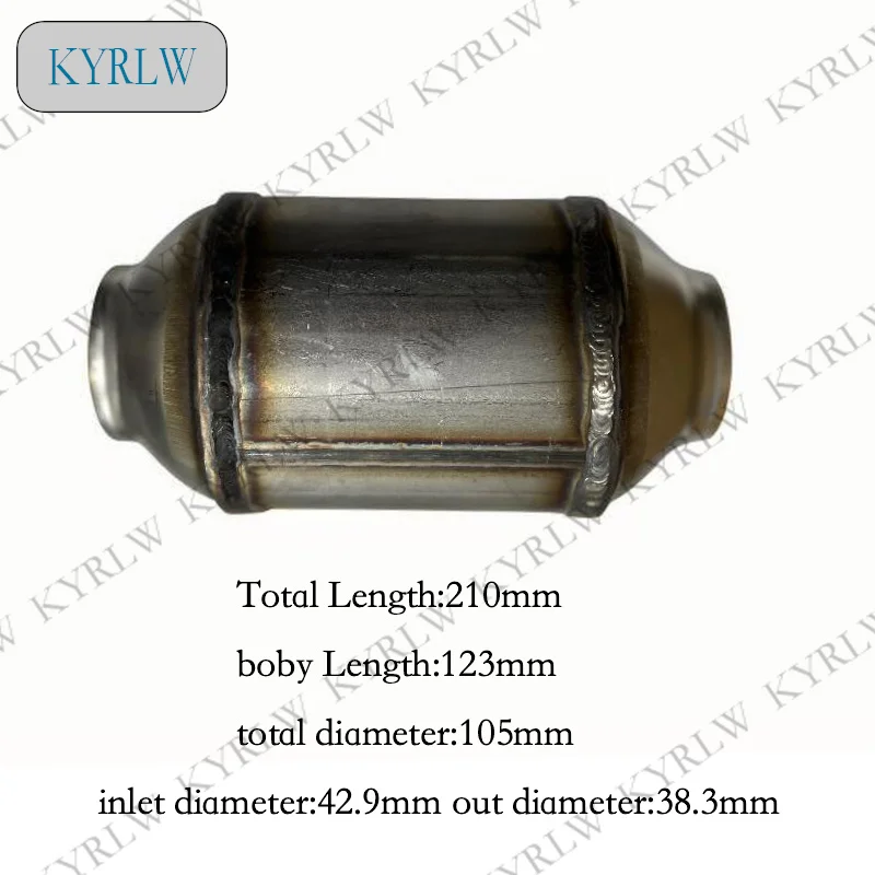 High Flow Ceramic Catalyst Three-way Catalytic Converters Are Compatible With Euro4/5 Models