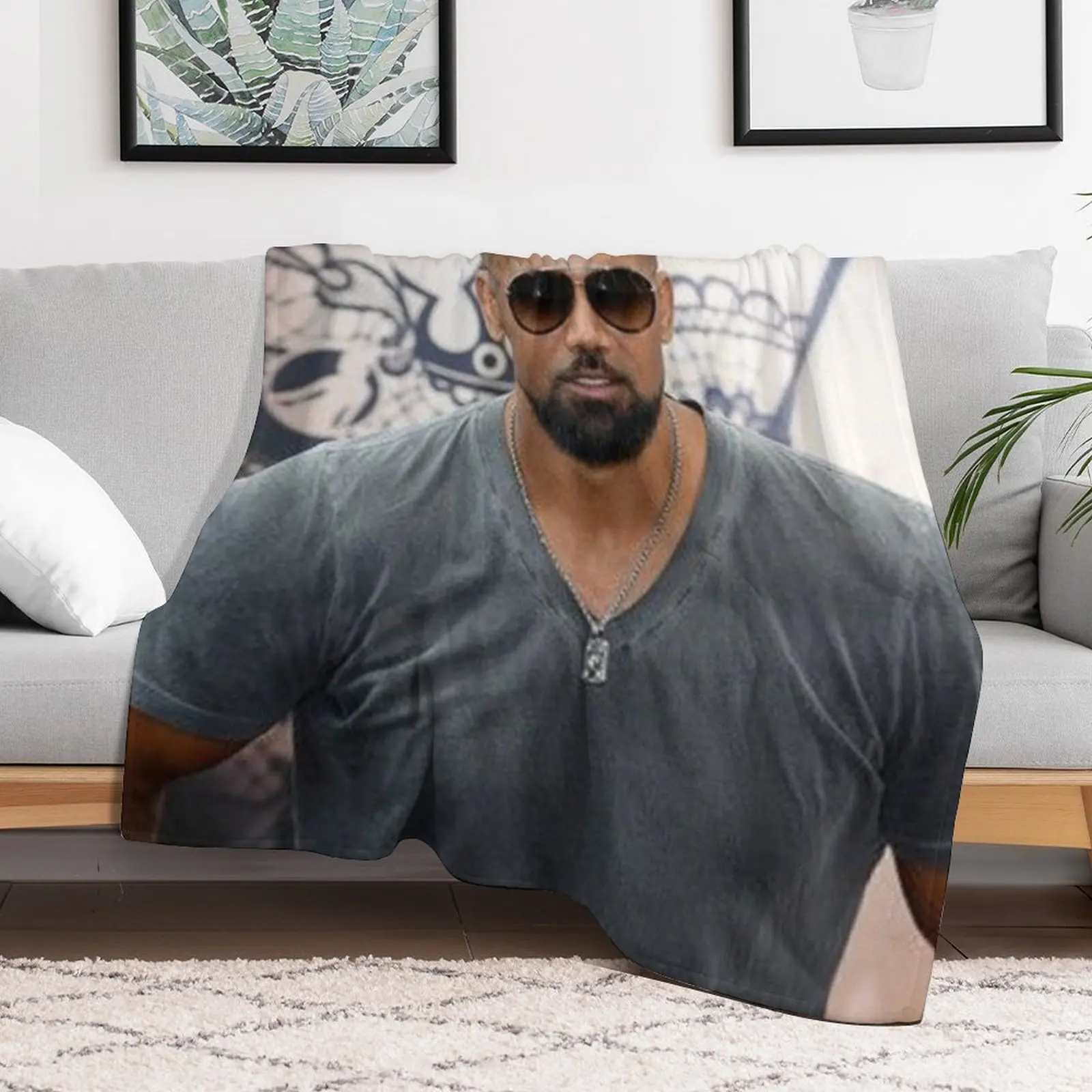 shemar moore Throw Blanket