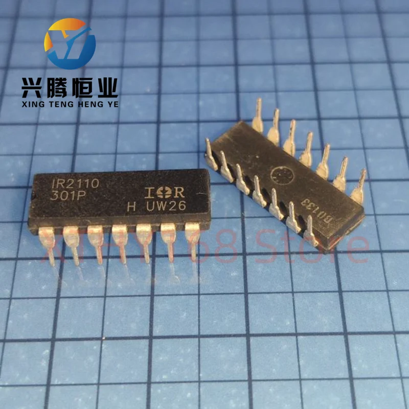 2-10 sztuk IR2110PBF DIP-14 MOSFET DRVR 500V 2.5A 2-OUT Hi/Lo Side Non-Inv nowy oryginalny