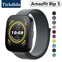 Correa para Amazfit Bip 5 3 Pro Bip U GTR 4 3 GTS 2 4 Mini, pulsera de nailon, 20mm, 22mm