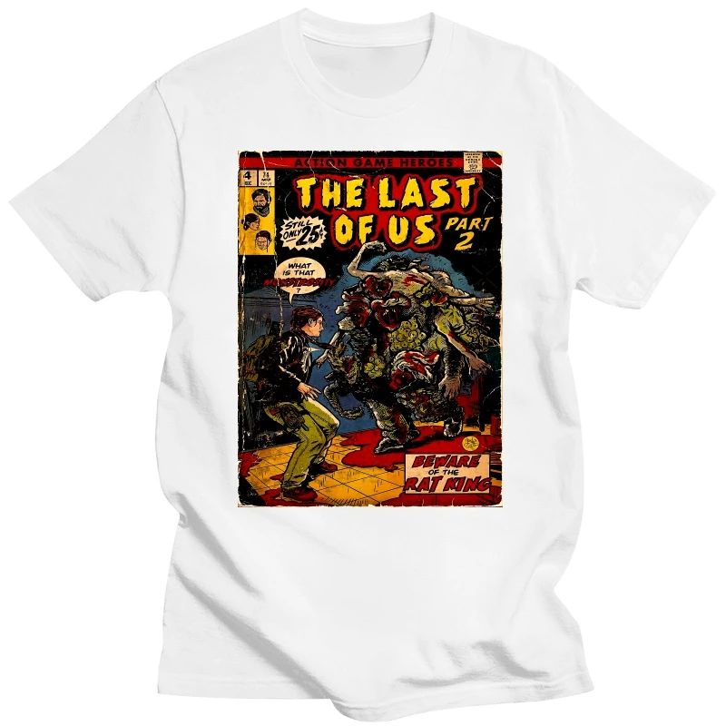 The Last of Us 2 - Rat King Fan Art T-Shirt vintage sweat t shirts for men cotton