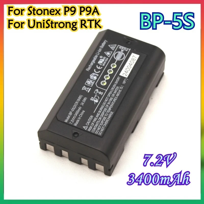 

BP-5S 7.2V 3400mAh Battery for Stonex P9 P9A Data Collector Battery for UniStrong RTK Measurement Instrument LI-ion Battery