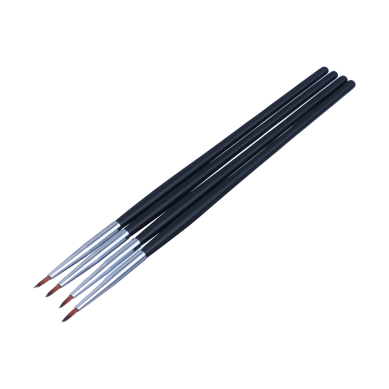 

4Pcs Eyeliner Brush Makeup Applicators Thin Travel Fiber Girls Professional Beauty Salon Use Eye Makeup Tools