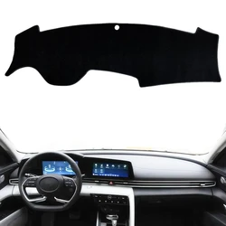 For Hyundai Elantra Avante I30 CN7 2020-2023 2024 Anti-UV Dashboard Cover Mat Pad Protector Car Dash Sunshade Carpet Accessories