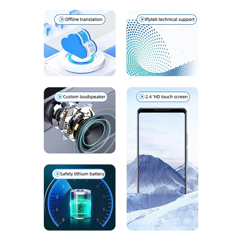 Newest Y17 Instant Voice Translator Portable Language Translator In Real-time Smart Translator Supports 138 Multi Languages