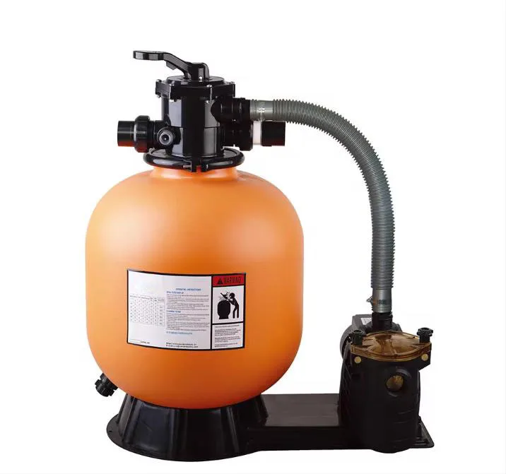 Small Economical HDPE+LDPE Above Ground Pool Pump and Sand Filter Combo with Customized Color 1.5inch Valve