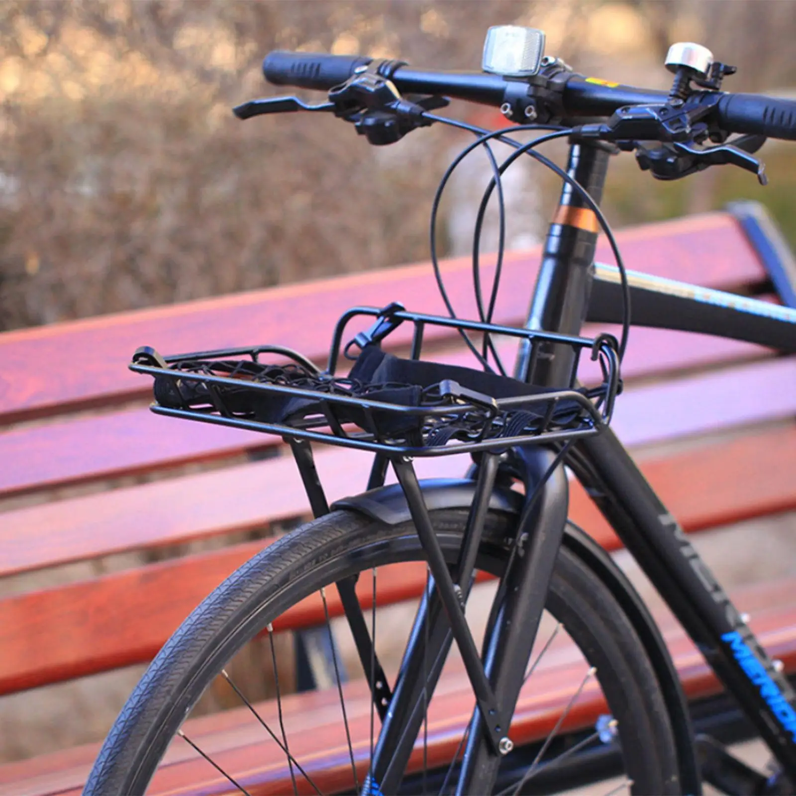 

Прочная передняя грузовая стойка для велосипеда из алюминиевого сплава, практичная, большая вместимость, универсальное велосипедное оборудование, органайзер для мелочей, аксессуары