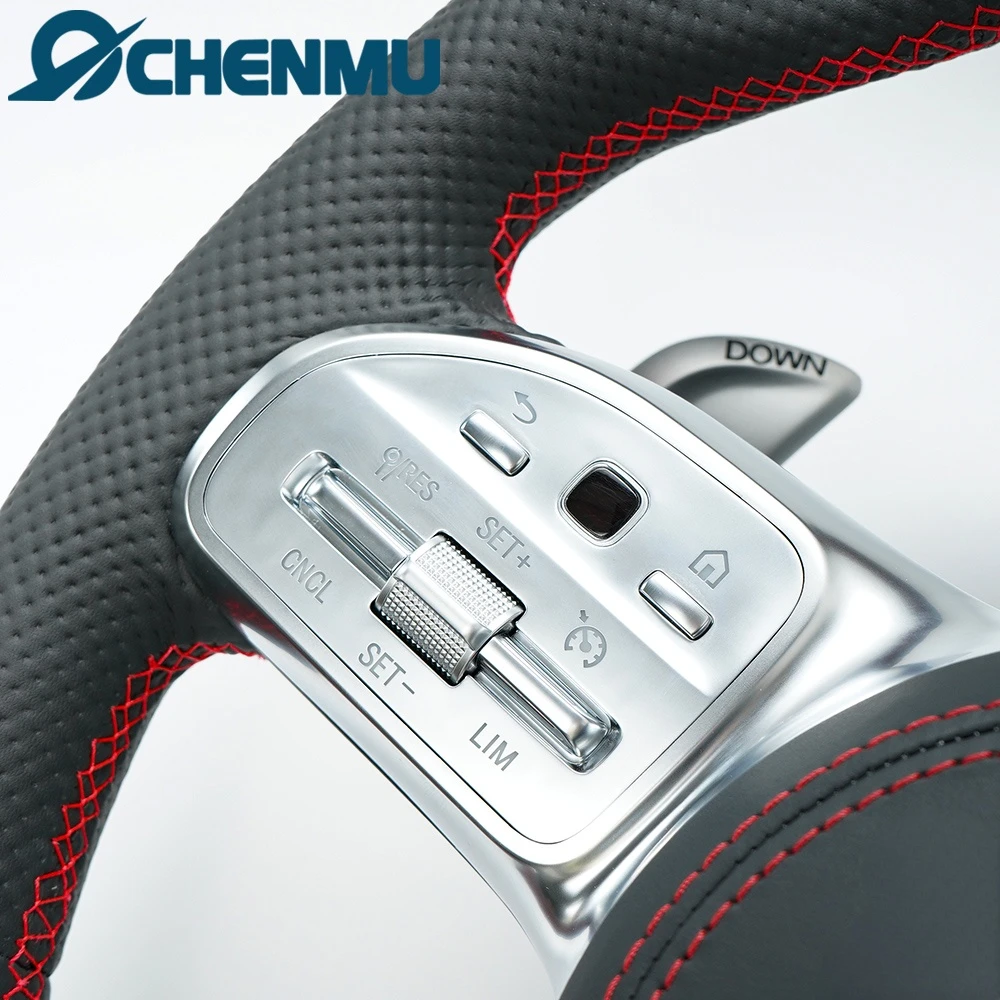 Benz e s c g classe w205 w204 w212 w211 w213 e300 w218 w222 modelo antigo atualização novo modelo led carros de volante de fibra de carbono