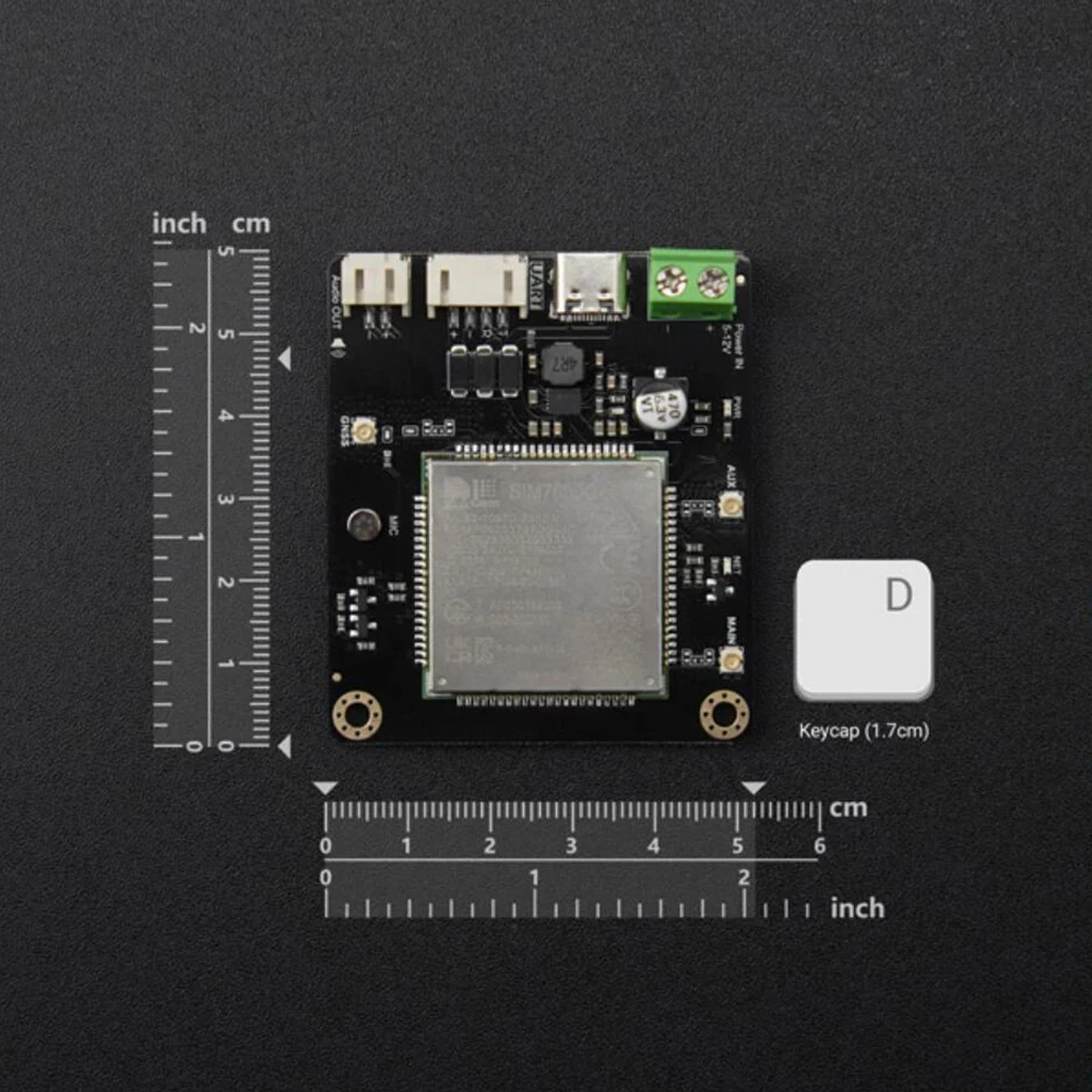 DFRobot Gravity High-Speed CAT4 SIM7600G-H Global 4G wireless Communication GNSS Positioning Module 150Mbps/50Mbps for Arduino