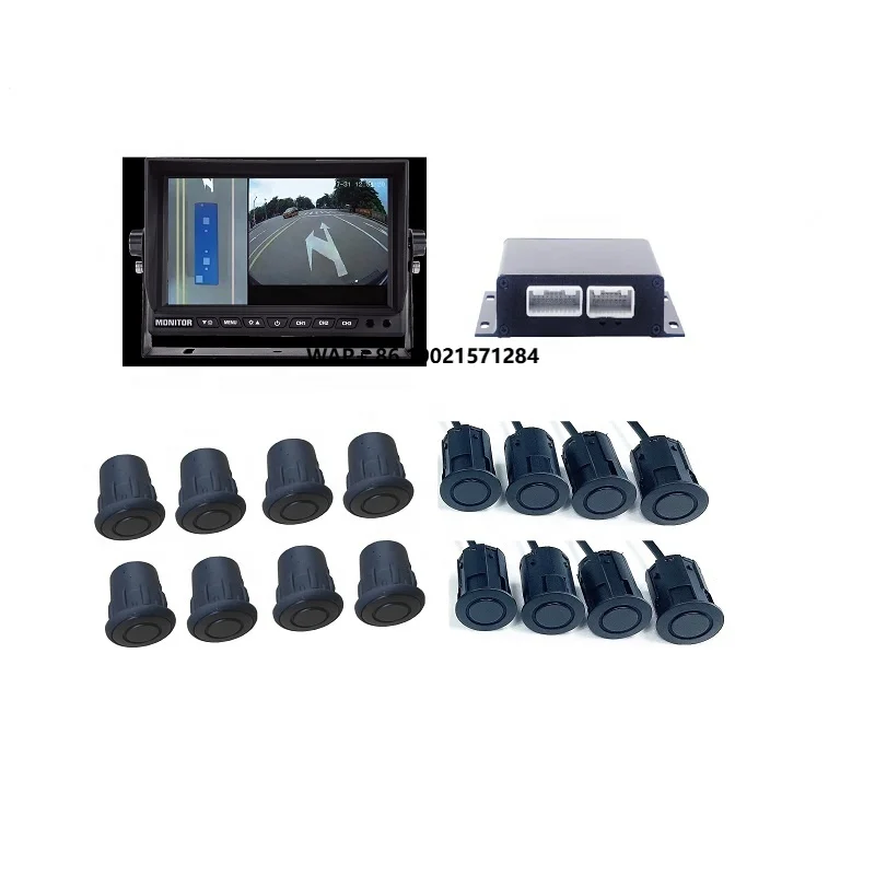 

Parking System &16pcs Sensor Ultrasonic Truck Parking Sensor with GPS for Bus