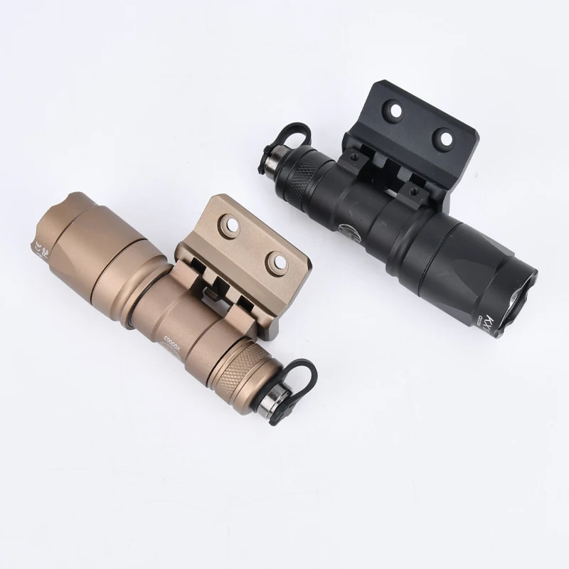 Surefir M600 M600U Tactical Airsoft M300 M300A Flashlight Weapon Scout Powerful Light Fit 20MM Rail MLOK Mount Hunting Base Gun