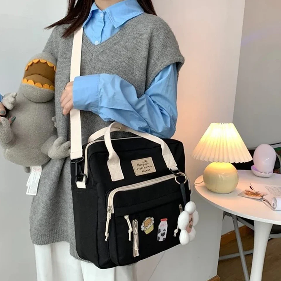 Kawaii Backpack Women Back Pack Cute Mochila Japanese High School Girls Backpack School Bags for Teenage Girls Multi Pockets Sac