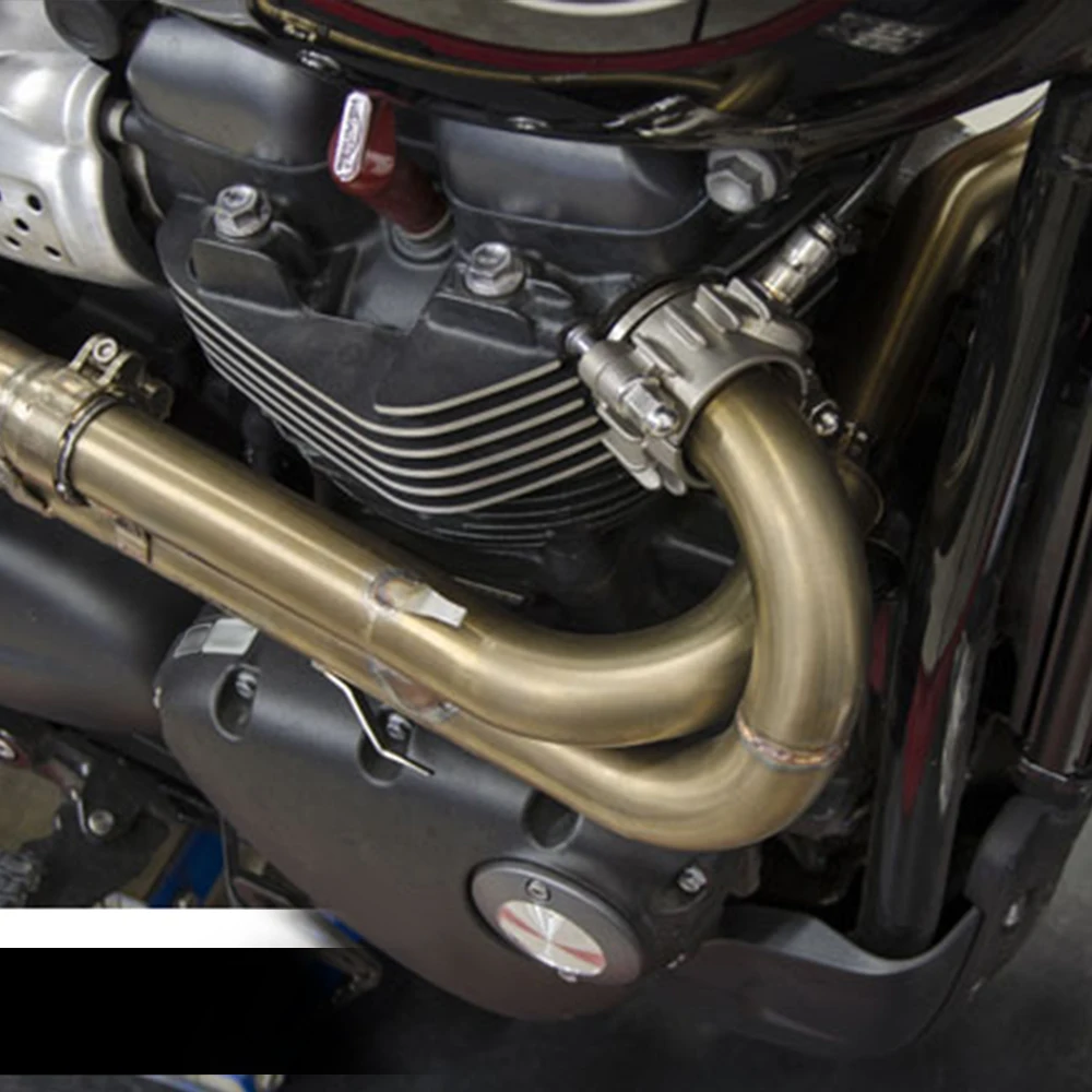 

For Triumph Street Scrambler 2017-2021 Scrambler 900 2022 2023 Street Scrambler 900 Escape Motorcycle Exhaust Header Link Pipe