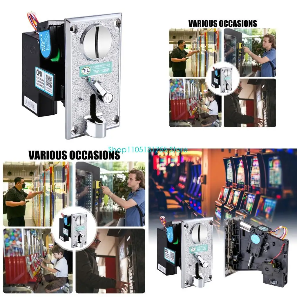 

K0EF Secure Metal Panel Coin Validator Anti Thefts Durability For Game Venues