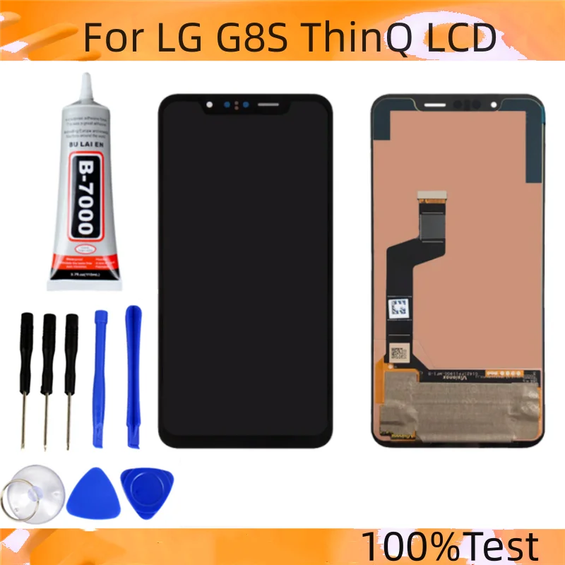 For LG G8S ThinQ LCD Display Touch Screen Digitizer Assembly Display Screen For LG G8S LCD LMG810 LM-G810 LMG810EAW LCD Screen