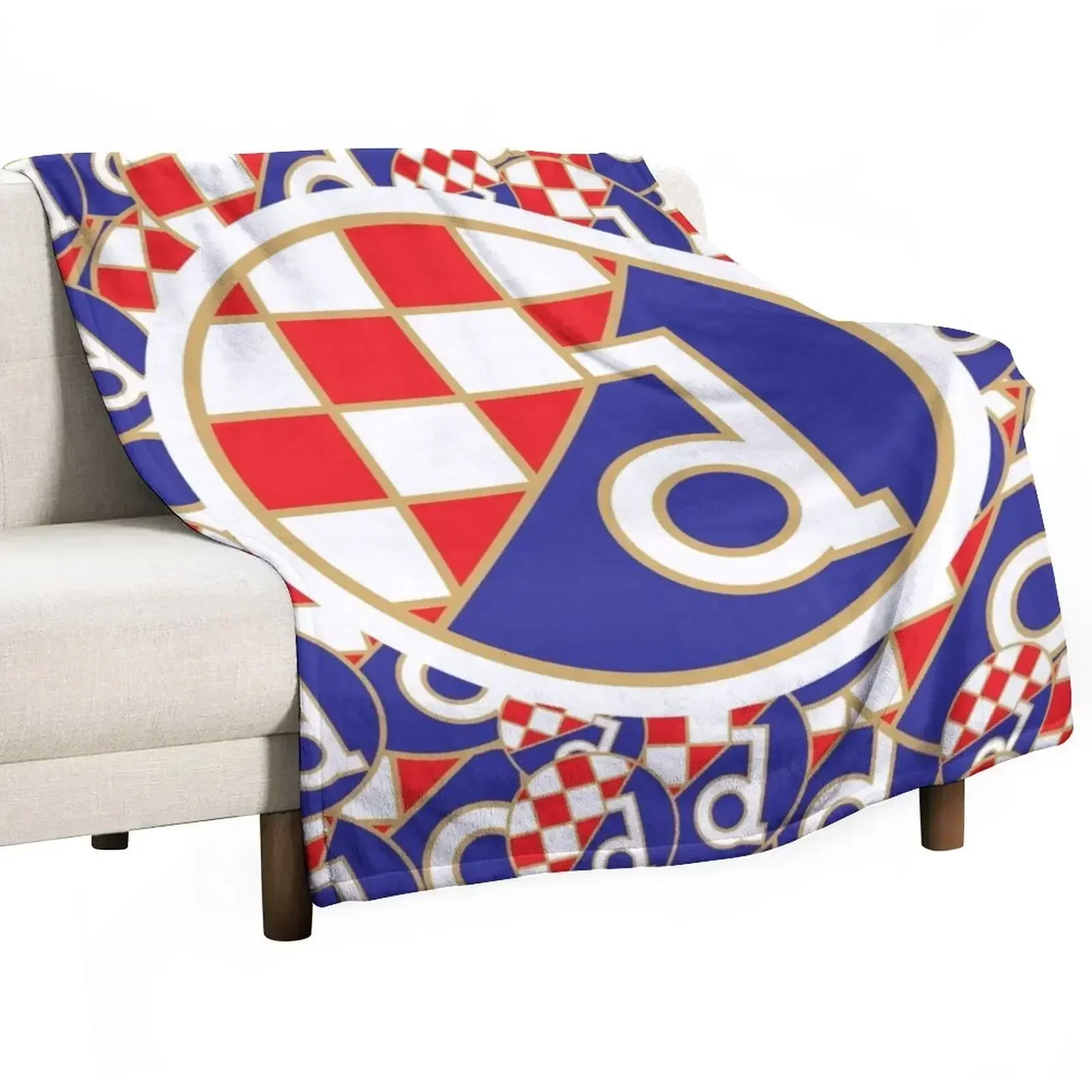 

Dinamo Zagreb Croatian Football from Maskimir Hrvatska Throw Blanket Furry Extra Large Throw Vintage Blankets