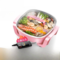 LIVEN  Electric Chafing Dish Electric Heating Pot with Multiple Functions That Can Be Plugged in 5L 1750W 220V