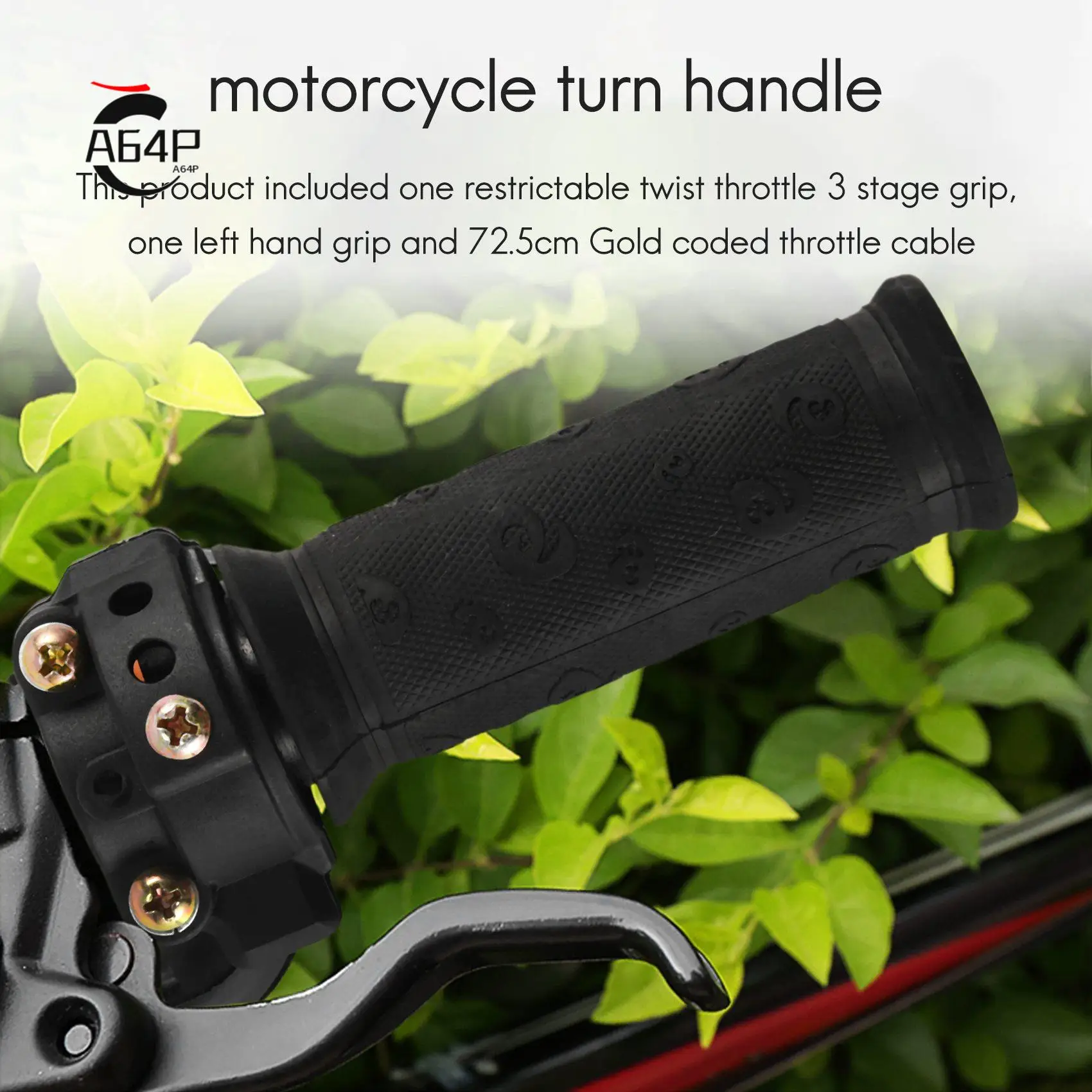 

A64P-Restrictable Twist Throttle Cable Set For 47Cc 49Cc Mini Moto Bike Dirt Bike Quad