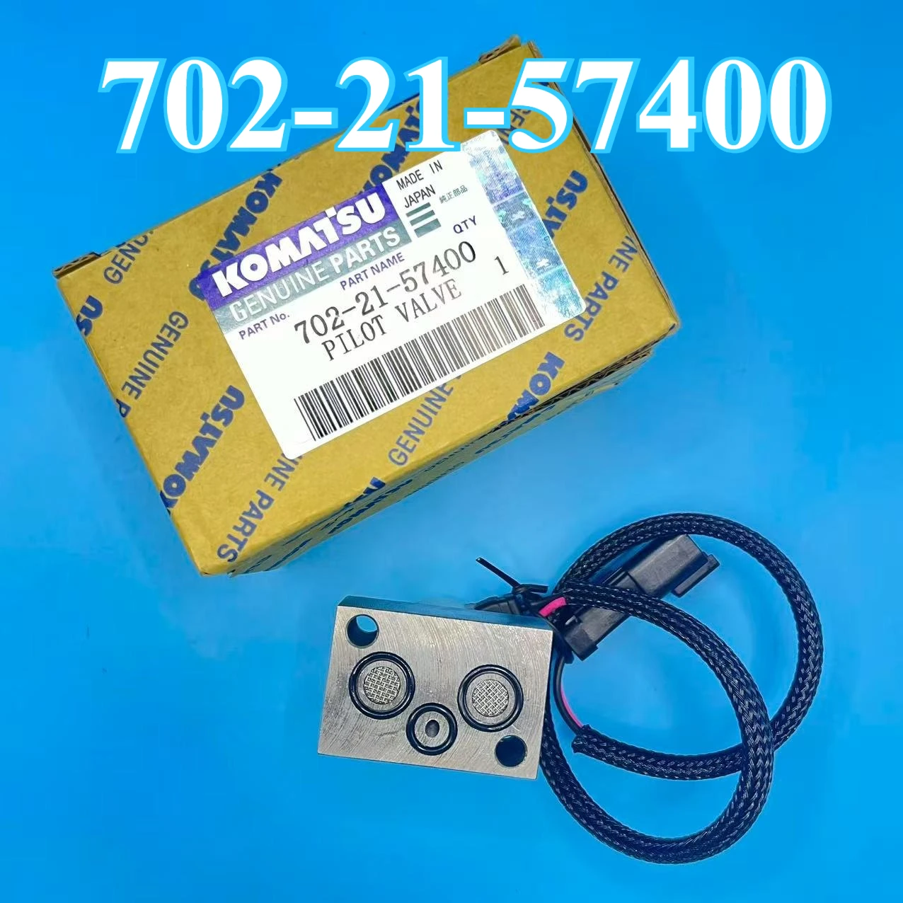 702-21-57400 for Komatsu PC200-7 PC220-7 PC200-8 Hydraulic Pump Solenoid Valve 7022157400