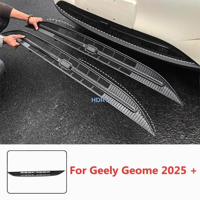 

Car Body Insect Screen Mesh Front Lower Racing Grille Net Dust Cover Styling For Geely Geome 2025 + Accessories Exterior Sticker
