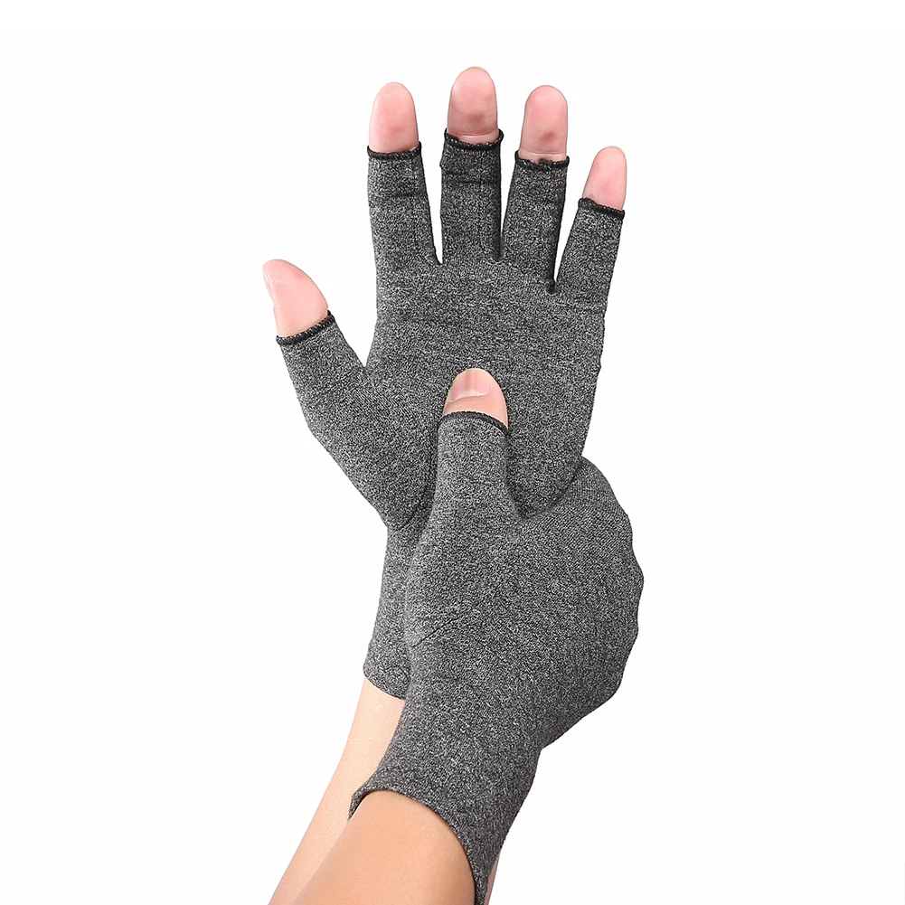 1 Pair Arthritis Gloves Warm Winter Gloves Thermal Touch Screen Thermal Windproof Glove Women Rheumatoid Magnetic Therapy Gloves