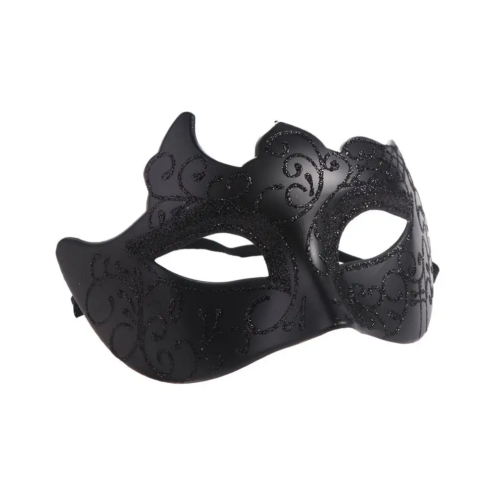 Kostüm Requisiten Foto Requisite halbe Gesichtsmaske Abschlussball Partyzubehör Party Cosplay Requisiten Halloween Masken Venedig Maske Glitzermaske